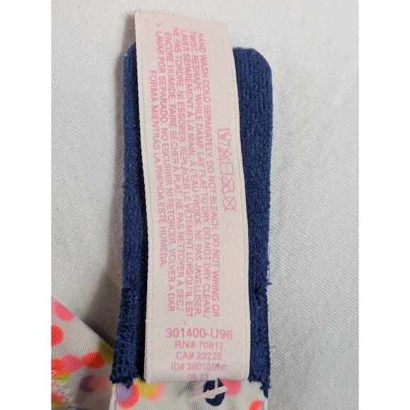 Victoria's Secret Polka Dot Navy Push Up Bra Pigeonnant Padded Size 34DD - Picture 7 of 7